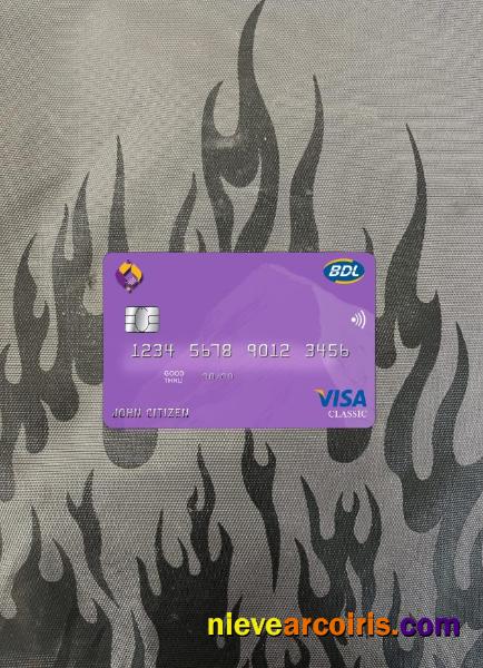 Algeria Banque de developpement visa card photolook